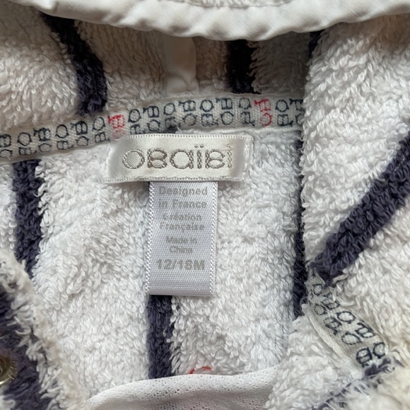 Obaïbi baby bathrobe/swim coverup - Picture 2 of 3